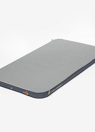Самонадувний матрац для кемпінгу quechua ultim comfort двомісний 200 x 115 x 8 см сірий