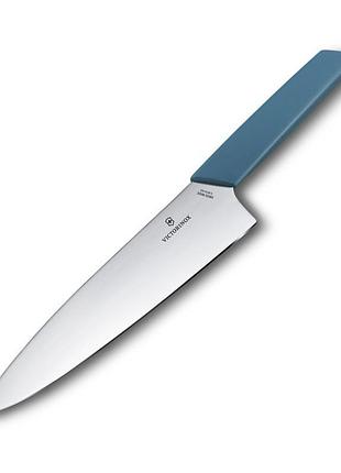 Ніж victorinox swiss modern carving 20 см, синій, модель vx69016.202b