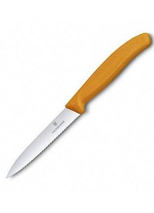 Ніж для обробки овочів victorinox swissclassic paring 222 см, модель vx67736.l9, помаранчевий