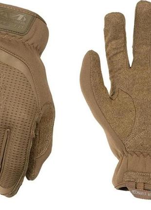 Рукавички тактичні військові повнопалі mechanix fastfit coyote xl (fftab-72-011)