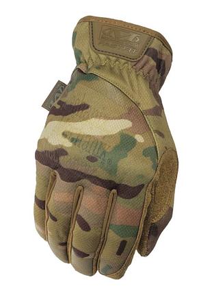 Перчатки тактические военные полнопалые mechanix multicam fastfit xl fftab-78-011