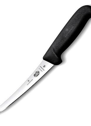 Ніж для обробки риби victorinox fibrox boning flex, 12 см, чорний (vx56613.12)