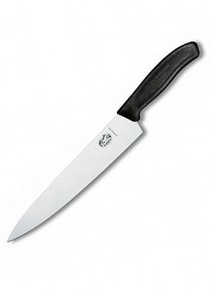 Ніж для обробки м'яса victorinox swissclassic (22 см, чорний, vx68003.22b)