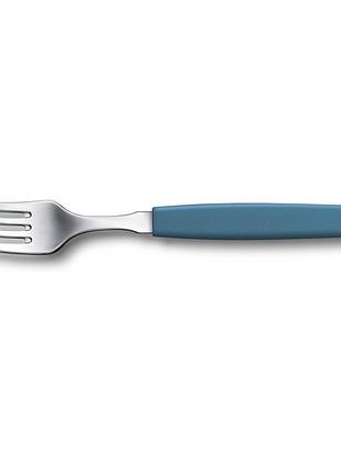 Виделка victorinox swiss modern table 20 см з синьою ручкою vx69036.092