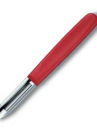 Овощечистка victorinox vx50101 для овощей и фруктов, 158 мм, красная