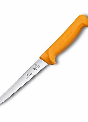 Кухонный нож victorinox vx58401.18 swibo, для обработки мяса, 312 мм, желтый