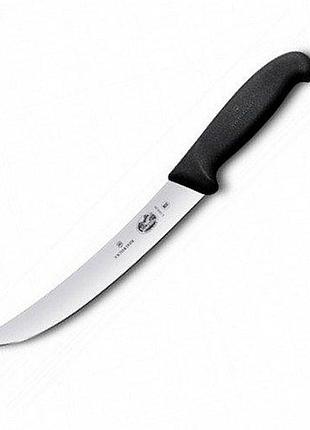 Ніж для м’яса victorinox fibrox breaking (20 см, чорний, vx57203.20)
