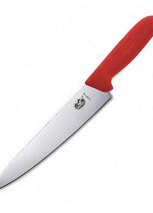 Ніж для нарізки victorinox vx52001.25 fibrox carving, 383 мм, червоний