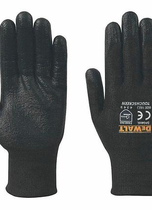 Універсальні рукавички dewalt dpg800l, розмір l/9, hppe + nbr гума, з чутливістю до сенсорних екранів 2