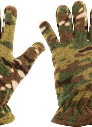 Рукавички тактичні флісові fr ranger 18-05-01 l піксельний-камуфляж