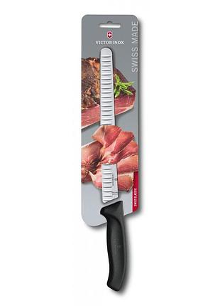 Нож victorinox swissclassic для нарезки 25 см (black, vx68223.25b)