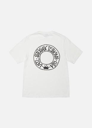 Футболка stussy buana tee pigment dyed 1905052-natural