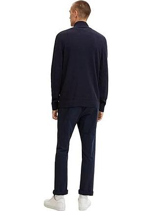 Кардиган basic structured knit jacket 1032303-13160 tom tailor l темно-синій 1032303-13160 m 2