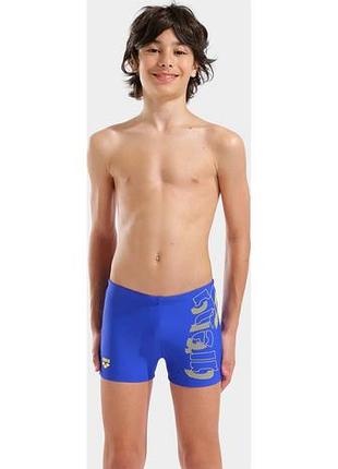 Плавки шорты для мальчиков arena tales swim short синий, желтый 140 см 009087-802 152 см