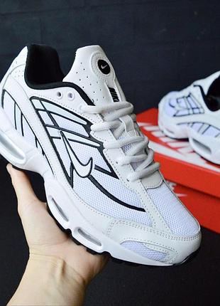 Nike shox white black мужские кроссовки белые с черным размер 45/28,5см 41