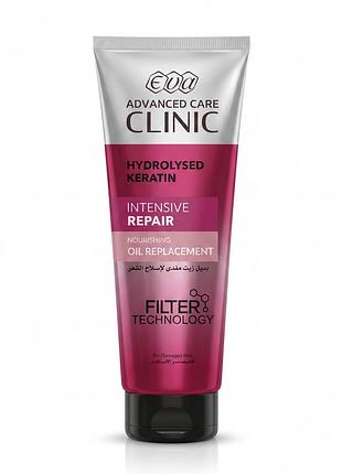 Олія для відновлення волосся eva advanced care clinic hydrolysed keratin 230 мл єгипетська