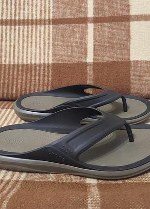 Мужские тапки шлепанцы вьетнамки кроксы crocs