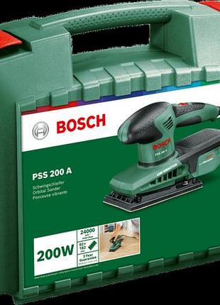 Вибрационная шлифмашина bosch pss 200 a+ кейс (0603340000) новая!