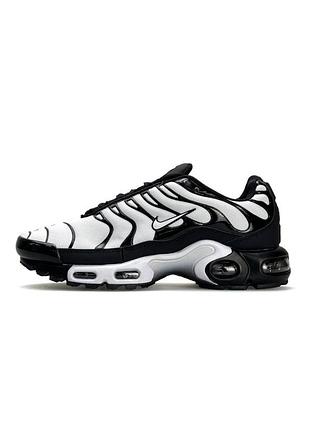 Мужские кроссовки nike air max plus white black