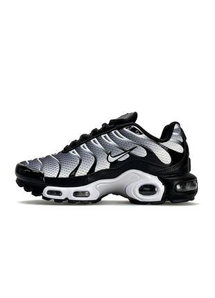 😍 женские кроссовки nike air max plus white black gradient
