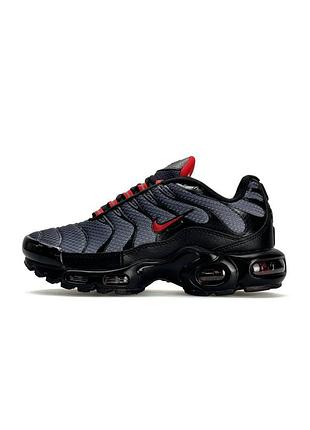 😍 женские кроссовки nike air max plus grey black red