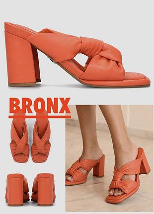 Шльопки сабо босоніжки зручні шкіряні bronx