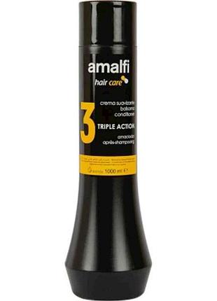 Бальзам для волосся 1л triple action тм amalfi