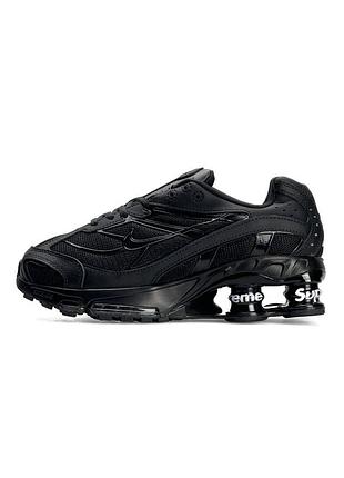 Мужские кроссовки nike x supreme shox ride 2 sp black