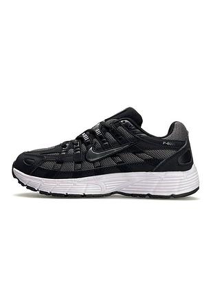 😍 женские кроссовки nike p-6000 w black grey white