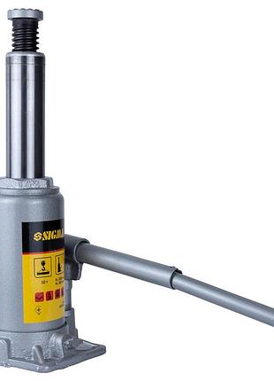 Домкрат гідравлічний пляшковий sigma standard 10т (200–385 мм) 6106101