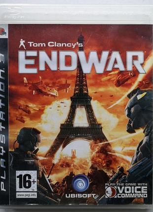Tom clancy's end war, б/у, английская версия - диск для playstation 3