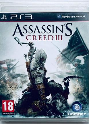 Assassin's creed iii, б/у, английская версия - диск для playstation 3