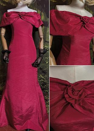 Вінтажна яскрава дуже красива довга вечірня сукня максі  haute couture