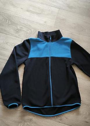 Детская флисовая кофта (олимпийка) h&m ,10-12 лет, 146-152 см