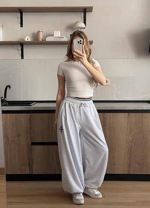 Oversize sweatpants «chrome cross»