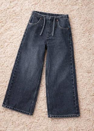 Джинси для дівчинки zara wide leg осінь, джинсы девочке zara осенние 11/12 лет