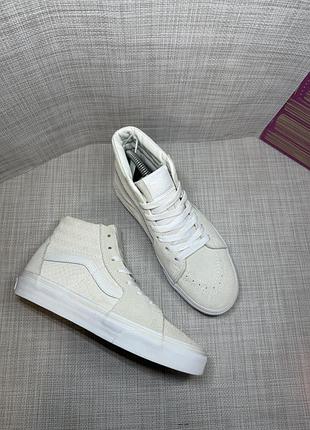 Оригінальні кросівки кеди високі замшеві vans