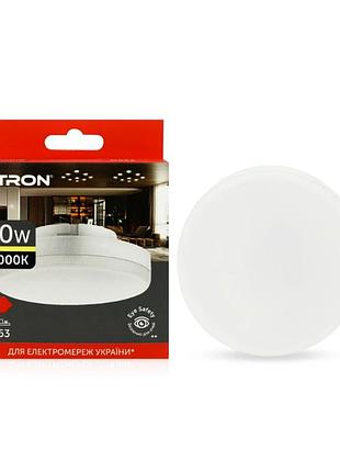 Лампа светодиодная 1-elp-815 10w 3000k 220v gx53 тм etron