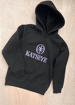 Дитяче чорне худі katseye