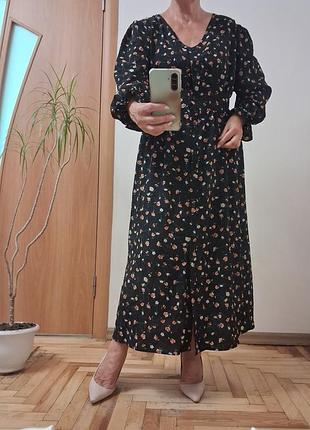 Shein гарна сукня сорочка, халат в підлогу розмір 16-18