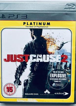 Just cause 2 platinum, б/в, англійська версія - диск для playstation 3