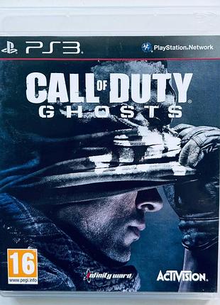 Call of duty ghosts, б/у, английская версия - диск для playstation 3