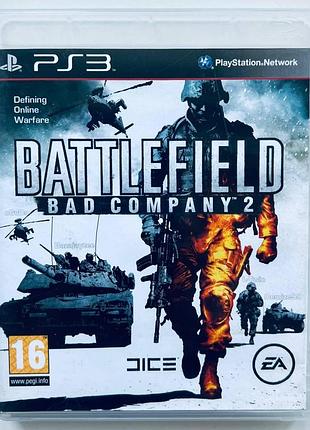 Battlefield bad company 2, б/у, русская версия - диск для playstation 3