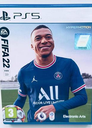 Fifa 22, б/у, английская версия - диск для playstation 5