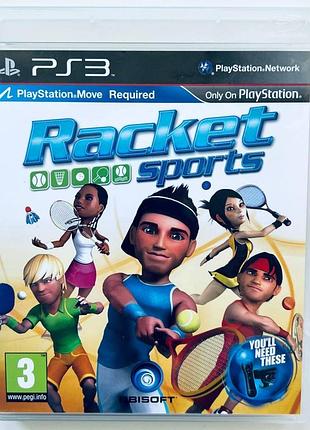 Racket sports, б/у, английская версия - диск для playstation 3