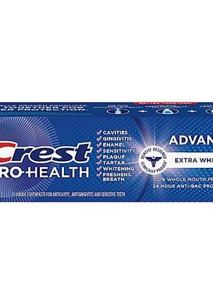 Зубна паста crest pro-health advanced, extra whitening 3. oz 99 г.