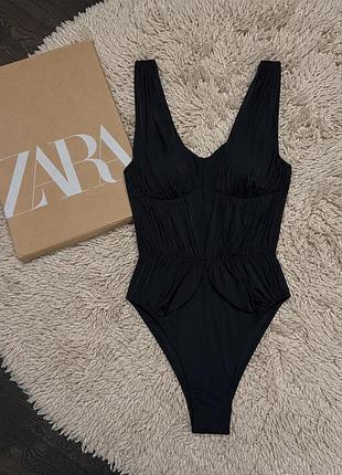 Купальник zara чорний сумісний