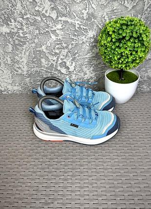 Meindl gore-tex кроссовки полуботинки 32 размер детские трекинговые голубые