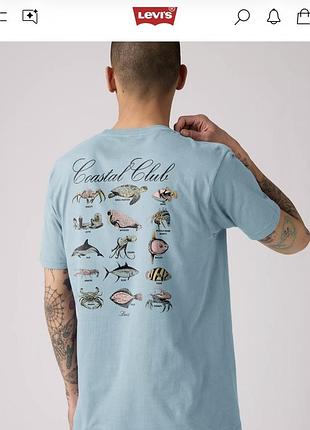 Футболка levi’s coastal club розмір л нова 💯 котон