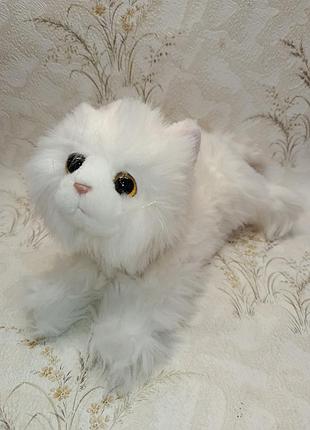 Мягкая игрушка белая кошка кот russ snowflake